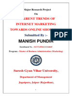 Pahal Group of Education Project On Marketing Mba