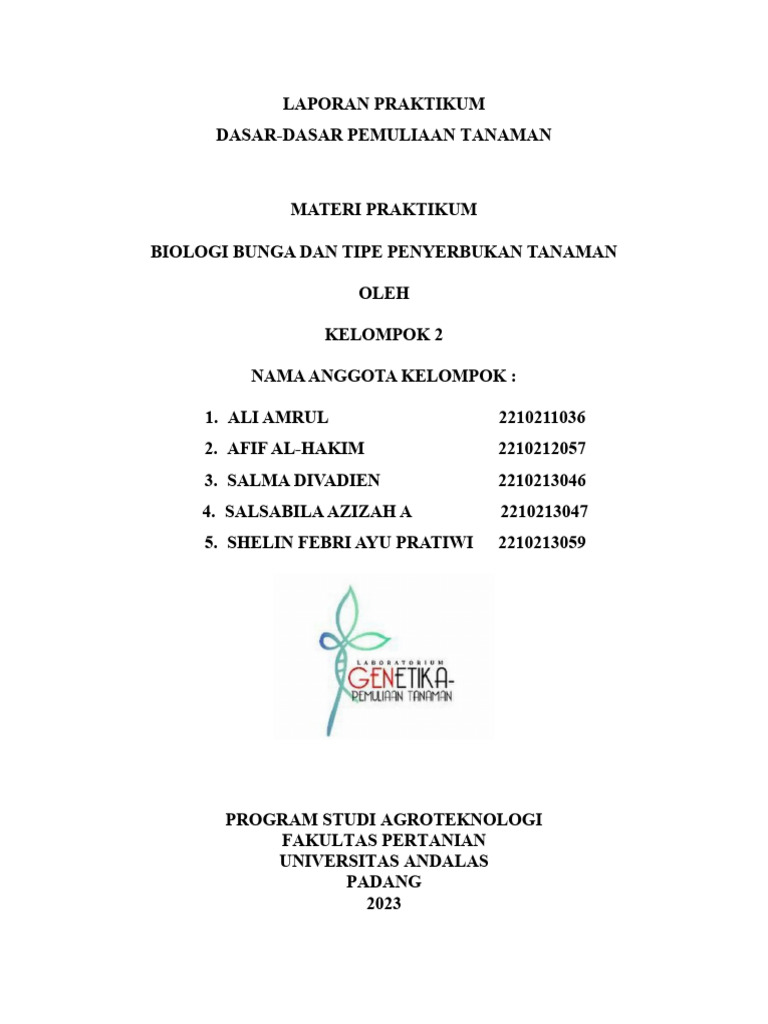 Laprak Biologi Bunga | PDF