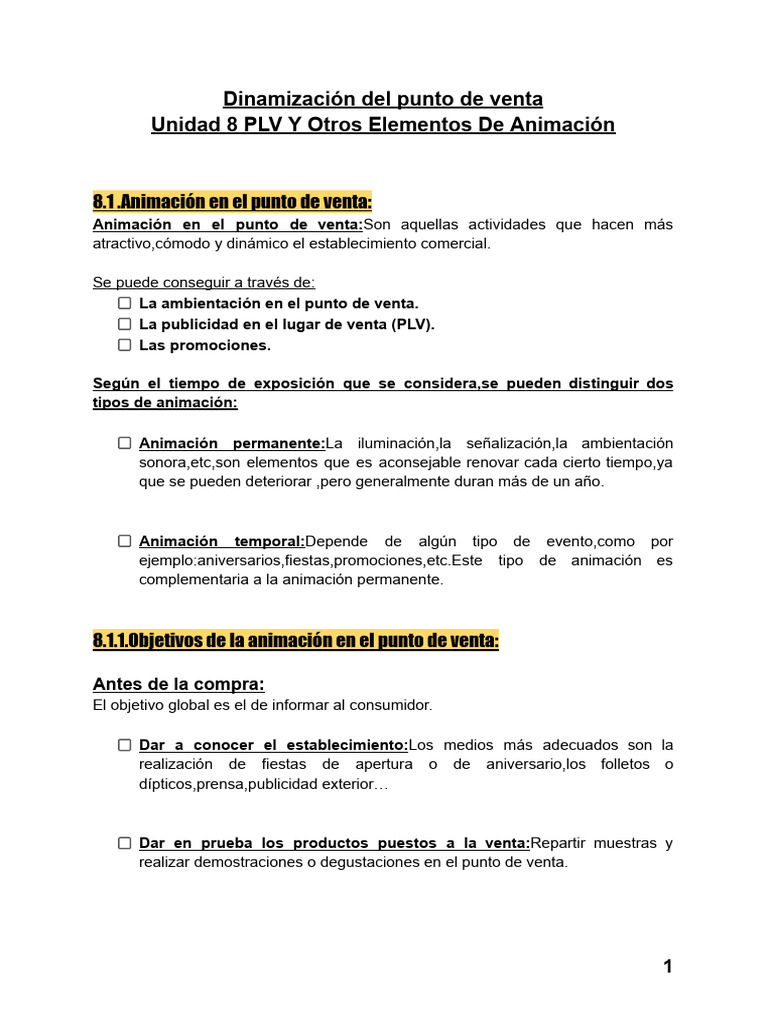Dinamización del Punto de Venta | PDF | Póster | Publicidad