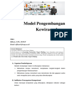 Modul 02. Model Pengembangan Kewirausahaan
