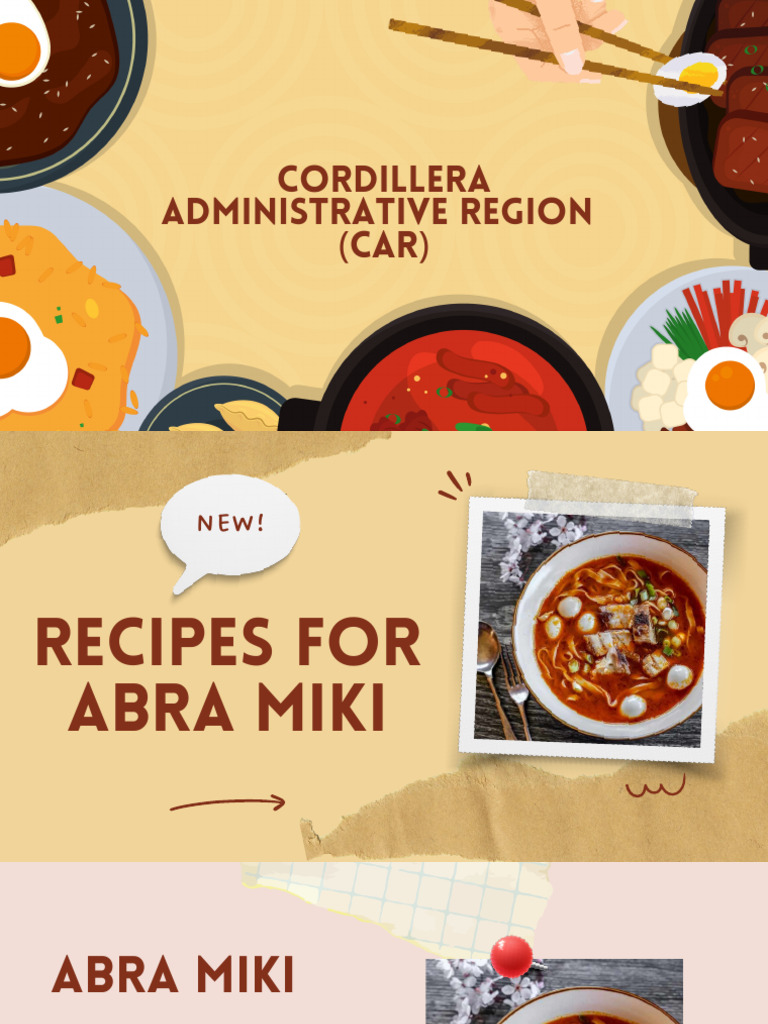 Cordillera Region Delicacies Recipes | PDF | Cooking, Food & Wine