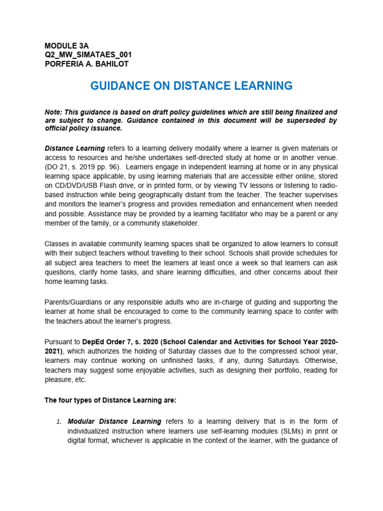 Guidance On Distance Learning _ Frontiers – HQZC