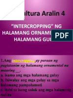 EPP 4 PPT Q3 - Agri Aralin 4 - Intercropping NG Halamang Ornamental Sa Halamang Gulay