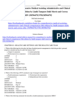 Administrative and Clinical Competencies 6th Edition by Lindh Tamparo Dahl Morris and Correa Isbn 1305964792 9781305964792