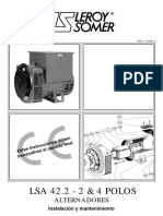 Leroy Somer Manual Instalação Ou Manutenção Lsa 42.2 Esp 2