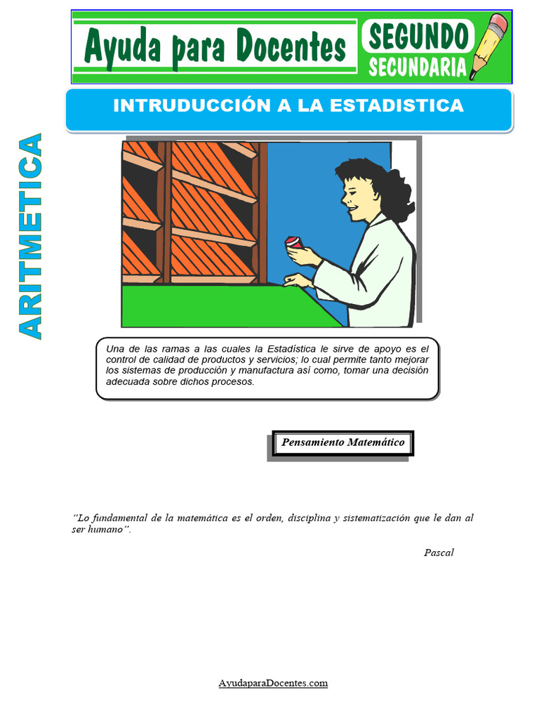 Intruduccion A La Estadistica para Segundo de Secundaria | PDF