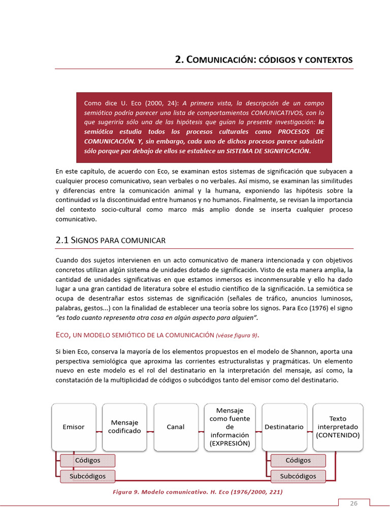 Interpretación de Códigos en Comunicación | PDF