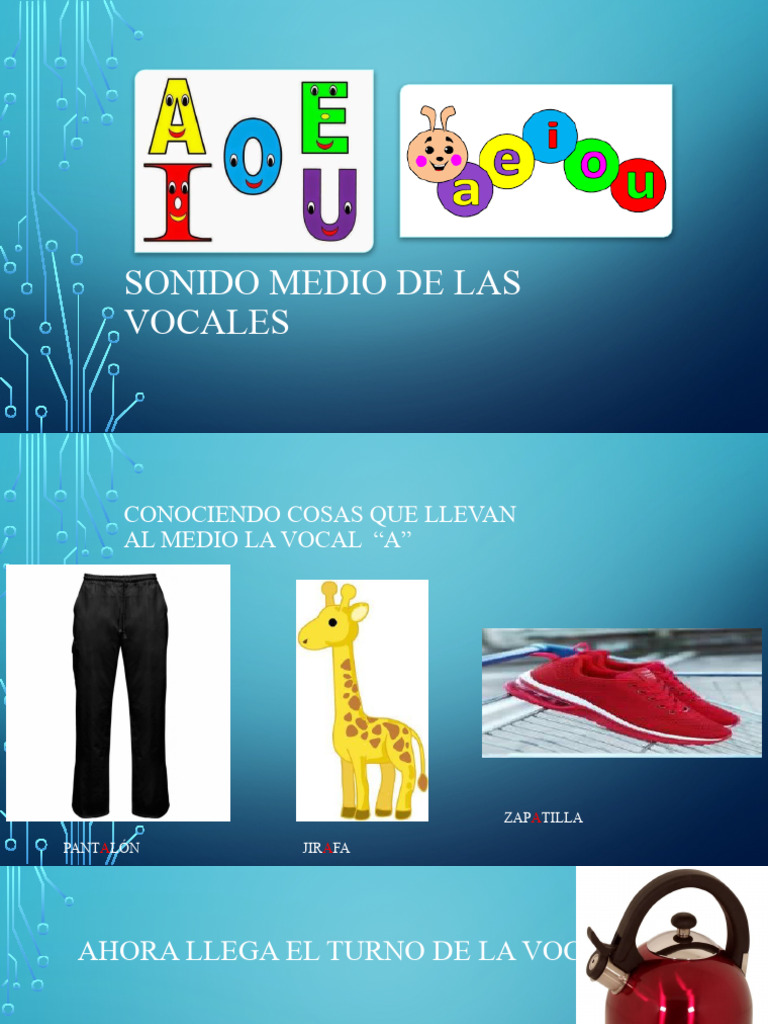 Sonido Medio de las Vocales en Ejemplos | PDF | Poesa | Arte
