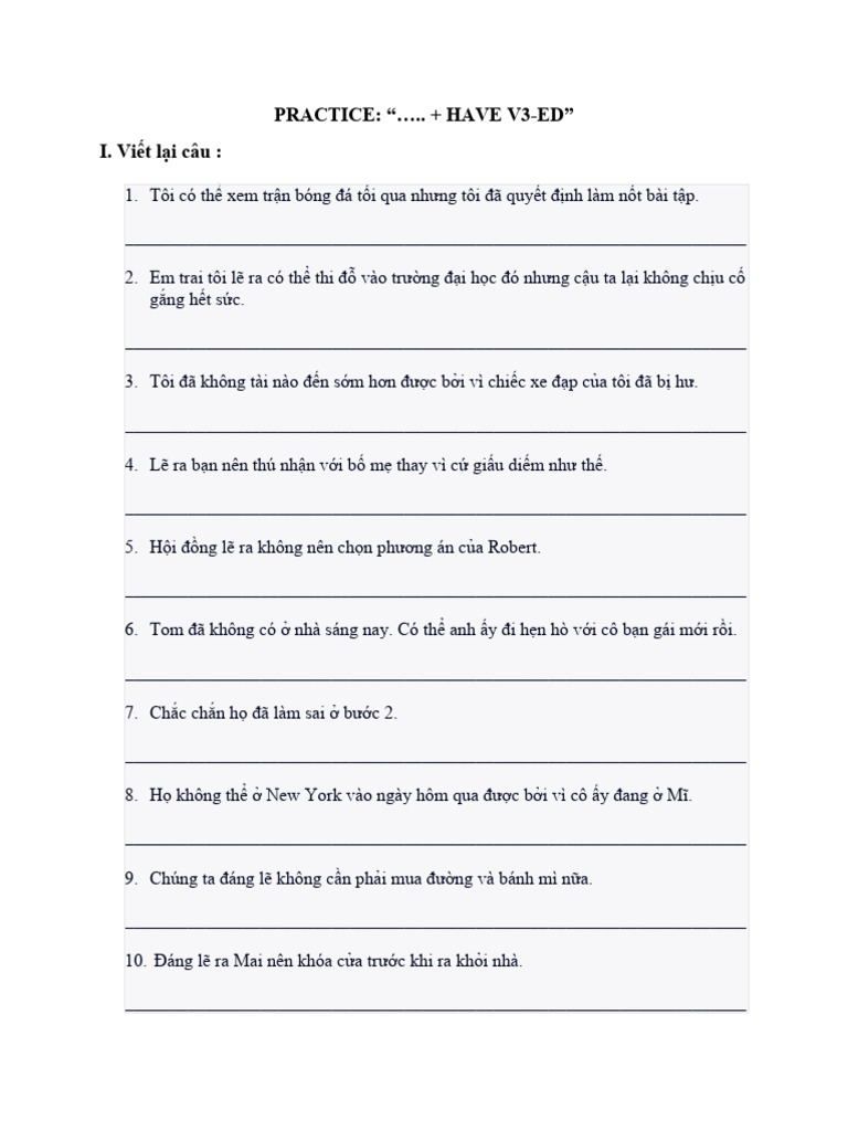 English Practice: Modal Verbs Usage | PDF