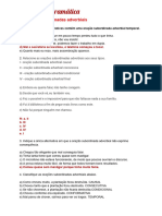 Revisã D Gramátic: - Orações Subordinadas Adverbiais