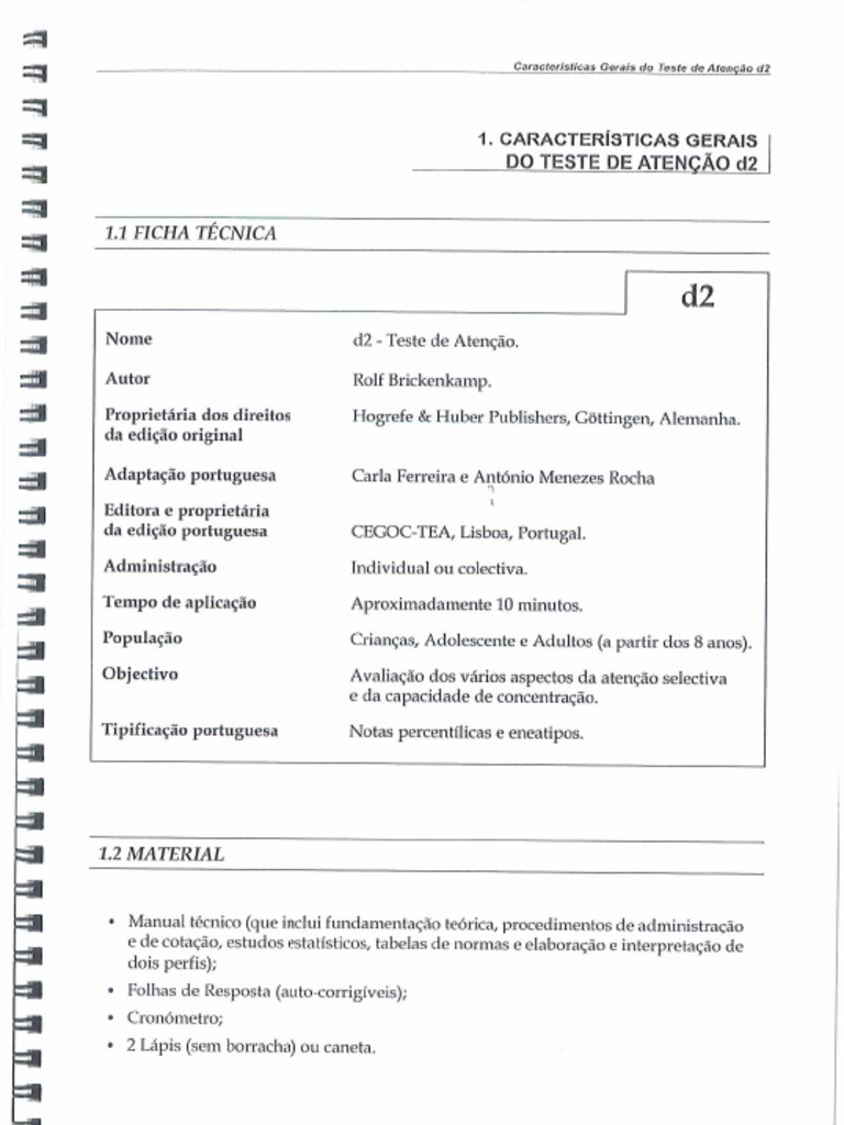 D2 Tabelas | PDF