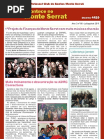 Boletim "Acontece no Monte Serrat" - 1º trimestre gestão 2011/2012