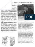 El Pensamiento y La Fe Son Las Grandes Fuentes de La Vida