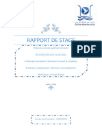 Rapport de stage -