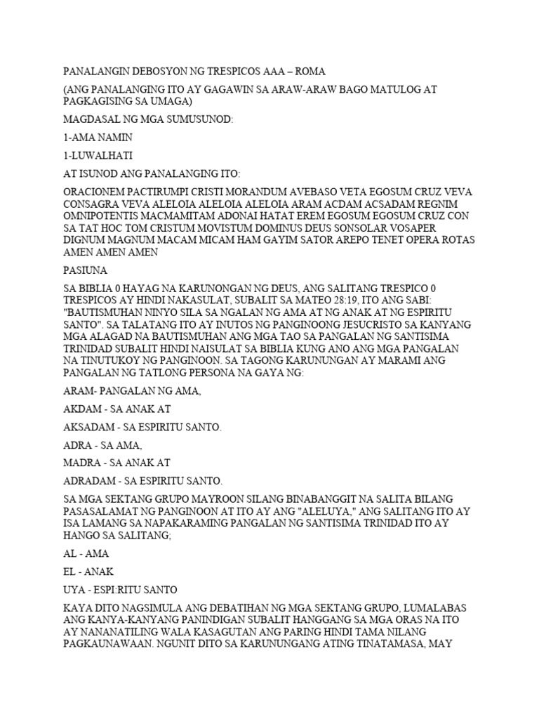 Trespiko (Kumpleto) | PDF