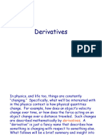 Lecture 2 Derivatives
