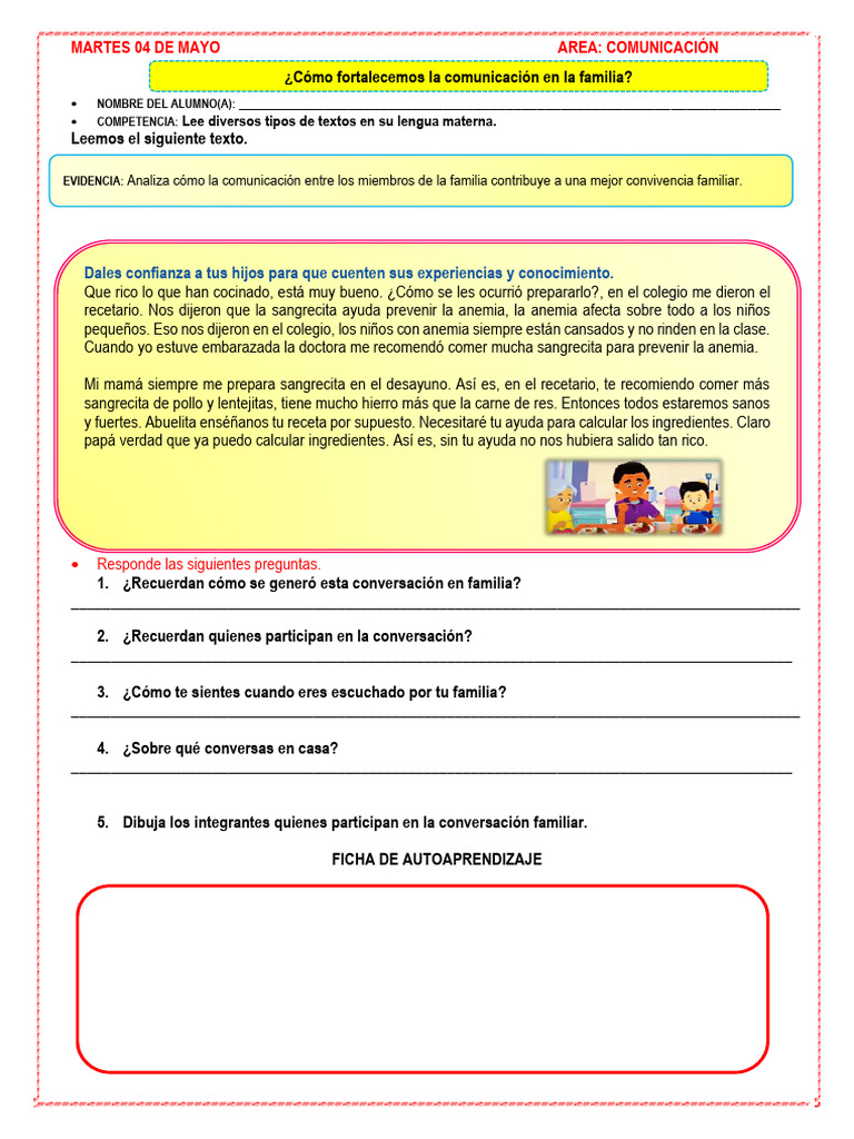 Como Fortalecemos La Comunicación en Familia | PDF