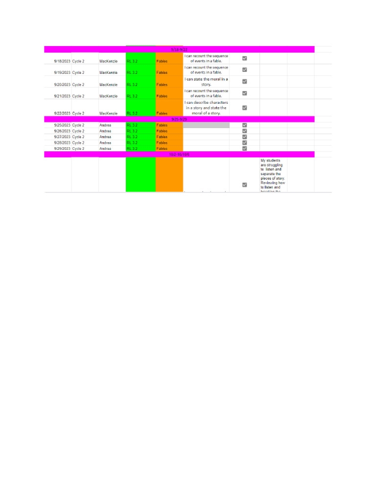 Lesson Plan Calander | PDF