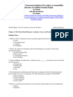 Test Bank For School Counseling Classroom Guidance Prevention Accountability and Outcomes 1st Edition Ziomek Daigle 1483316483 9781483316482