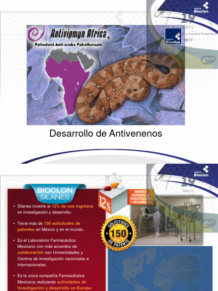 Antivenenos de Silanes: Innovación y Eficacia | PDF | Virus ...
