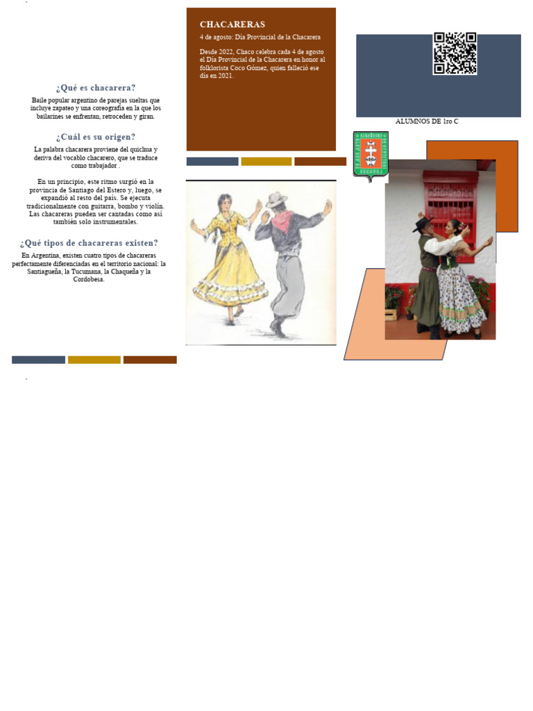 Chacarera: Baile y Origen Argentino | PDF | Ciencias sociales | Poesía