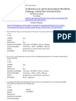 Test Bank For International Business Law and Its Environment 9th Edition Schaffer Agusti Dhooge 1285427041 9781285427041