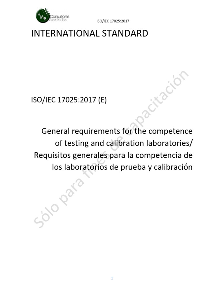 Iso - Iec 17025 | PDF | Tecnología | Informática