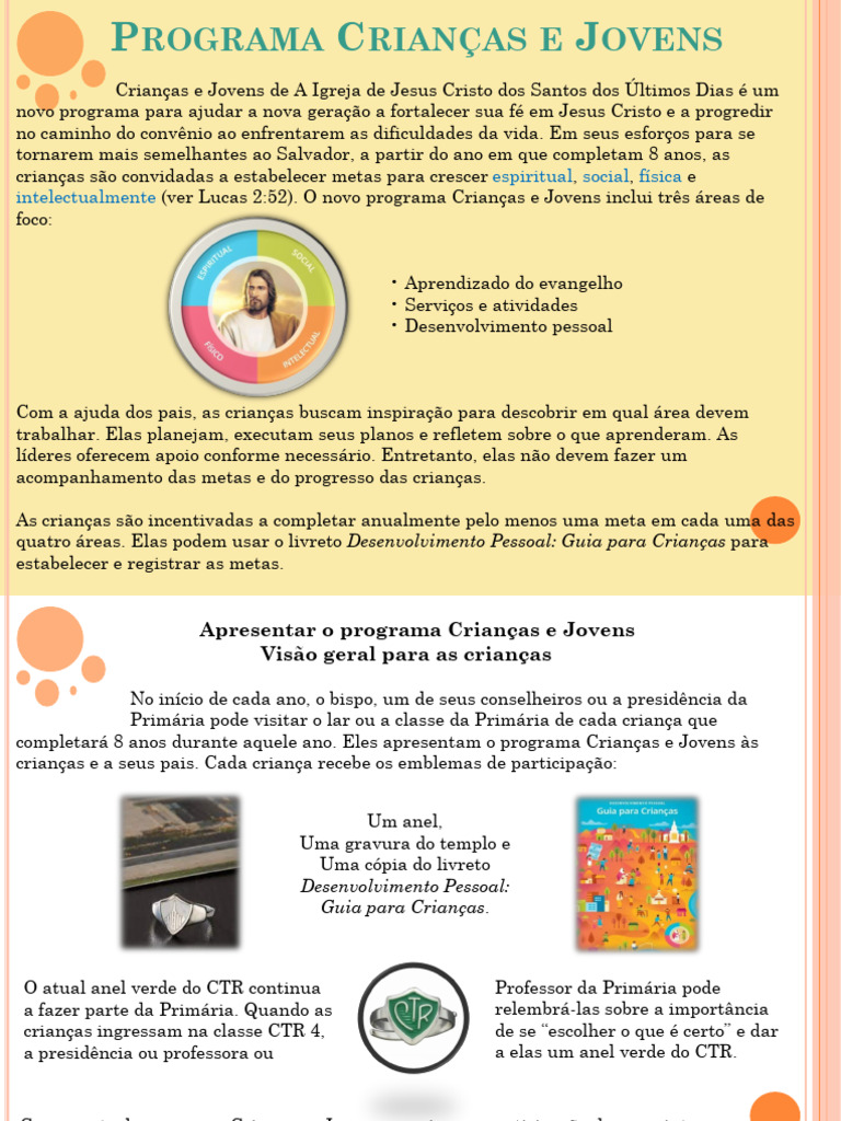 Programa Crianças e Jovens | PDF, image size:768x1024
