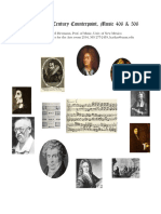 18th Century Counterpoint Sylllabus PDF Free