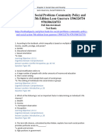 Test Bank For Social Problems Community Policy and Social Action 5th Edition Leon Guerrero 1506324754 9781506324753