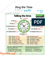 Telling The Time in English