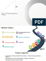 Topic 3 - The PM Triangle Sept 23 Student Slides