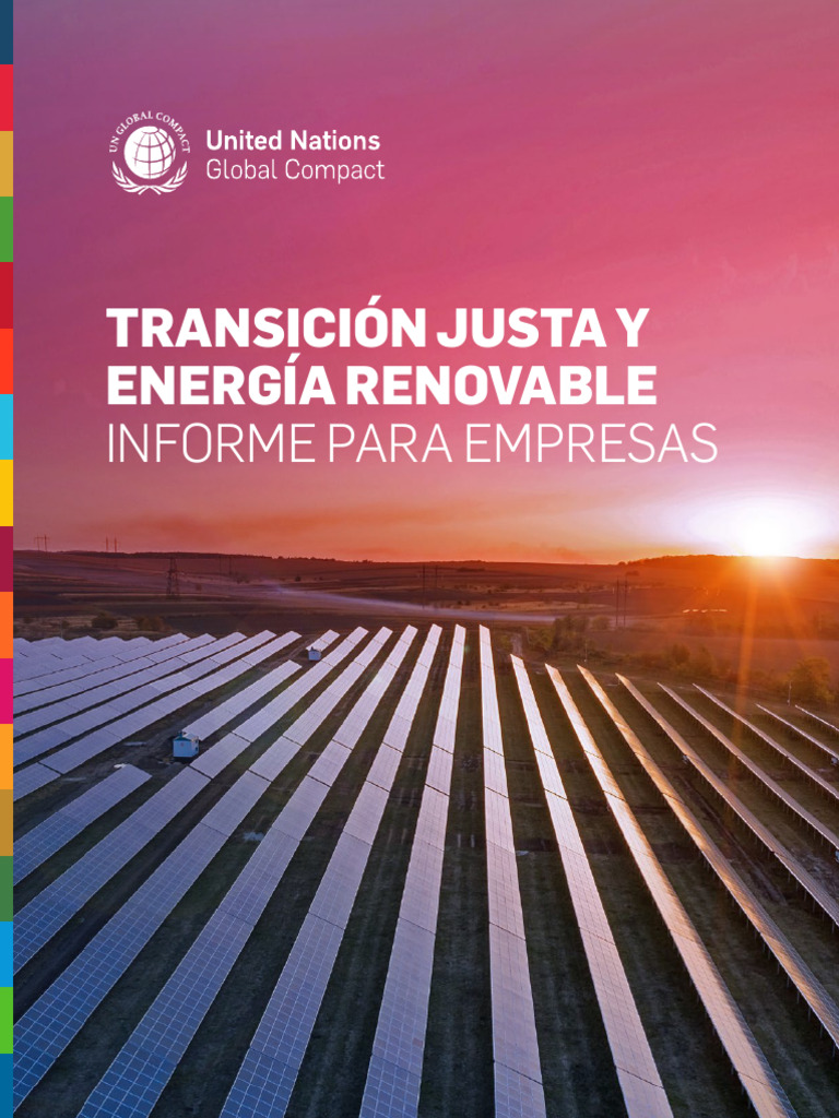 Transicion Justa y Energia Renovable Informe para Empresas | PDF
