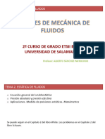 TEMA 2. MECÁNICA DE FLUIDOS