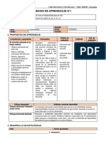 1° Grado - Sesiones Del 16 Al 20 de Octubre