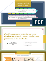 Pruebas de Hipótesis para La Varianza