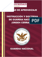 Instrucción y Doctrina Orden Cerrado