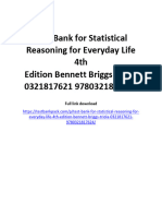Test Bank For Statistical Reasoning For Everyday Life 4th Edition Bennett Briggs Triola 0321817621 9780321817624