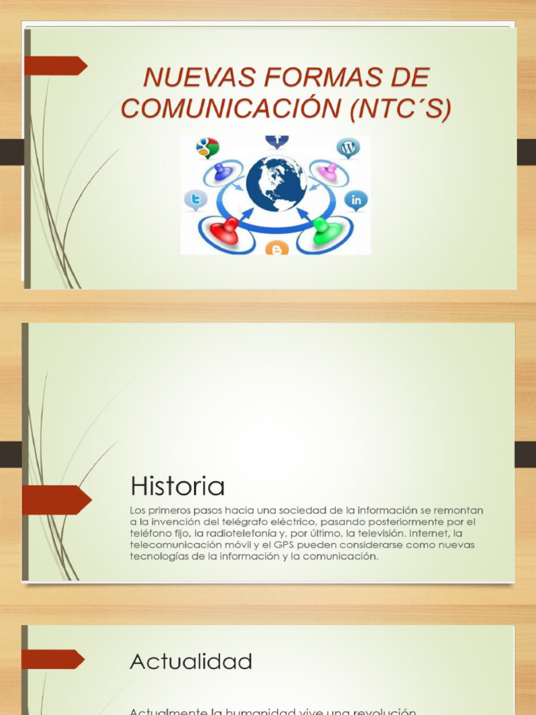 Nuevas Formas De Comunicación Pdf