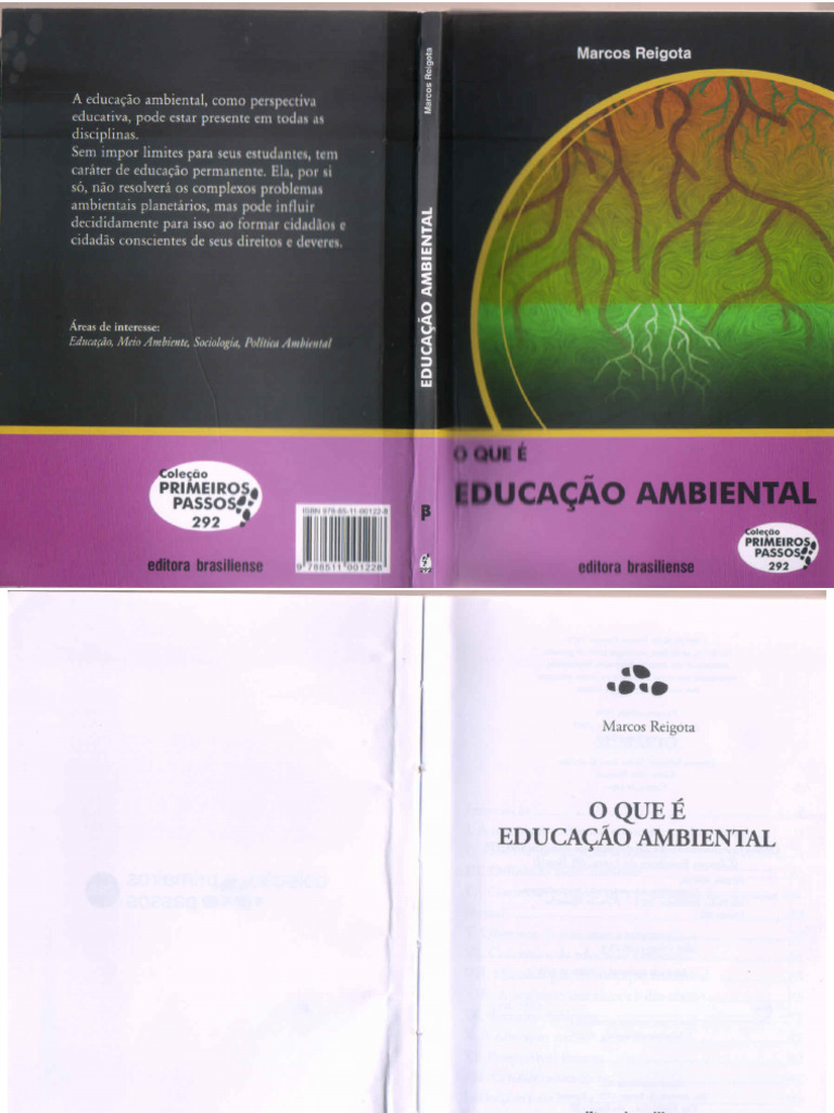 O Que É Educação Ambiental - Marcos Reigota | PDF