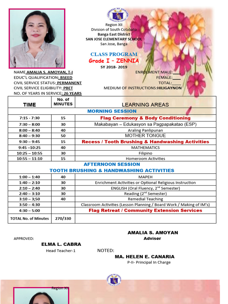 Class program 2020 pdf