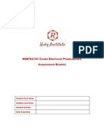 BSBTEC303 Assessment Booklet