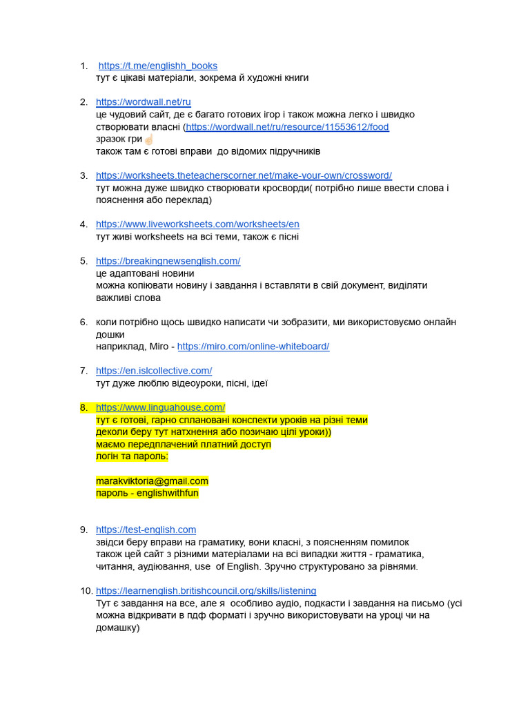 Teaching Resources PDF