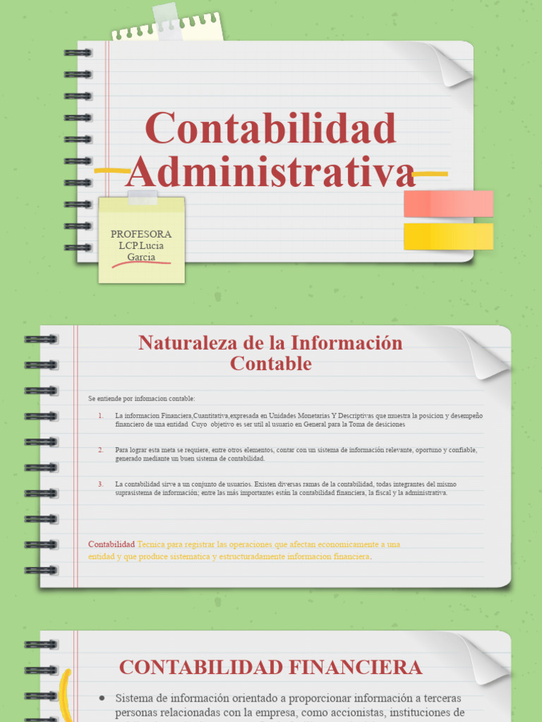 Contabilidad Administrativa Pdf