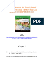 Solution Manual For Principles of Soil Dynamics 3rd Edition Das Luo 1305389433 9781305389434