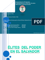 Elites Del Poder en El Salvador