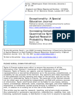 Increasing Compliance- A Quantitative Synthesis of Applied Research on High-Probability Request Sequences