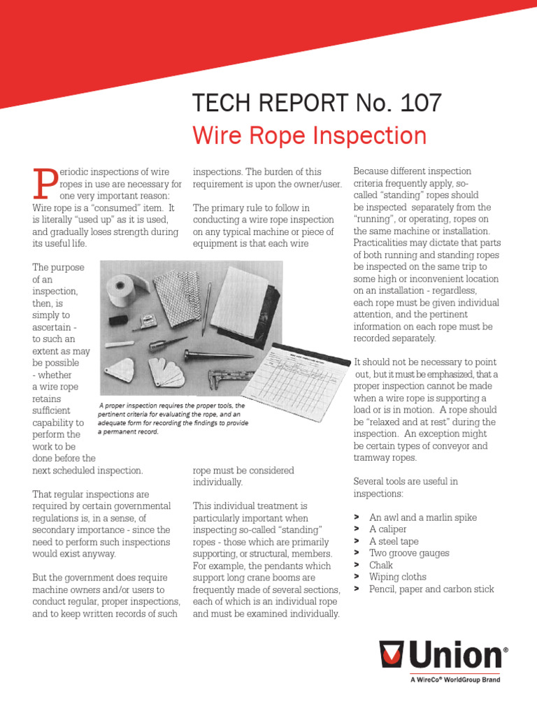 Wire Rope Inspection PDF
