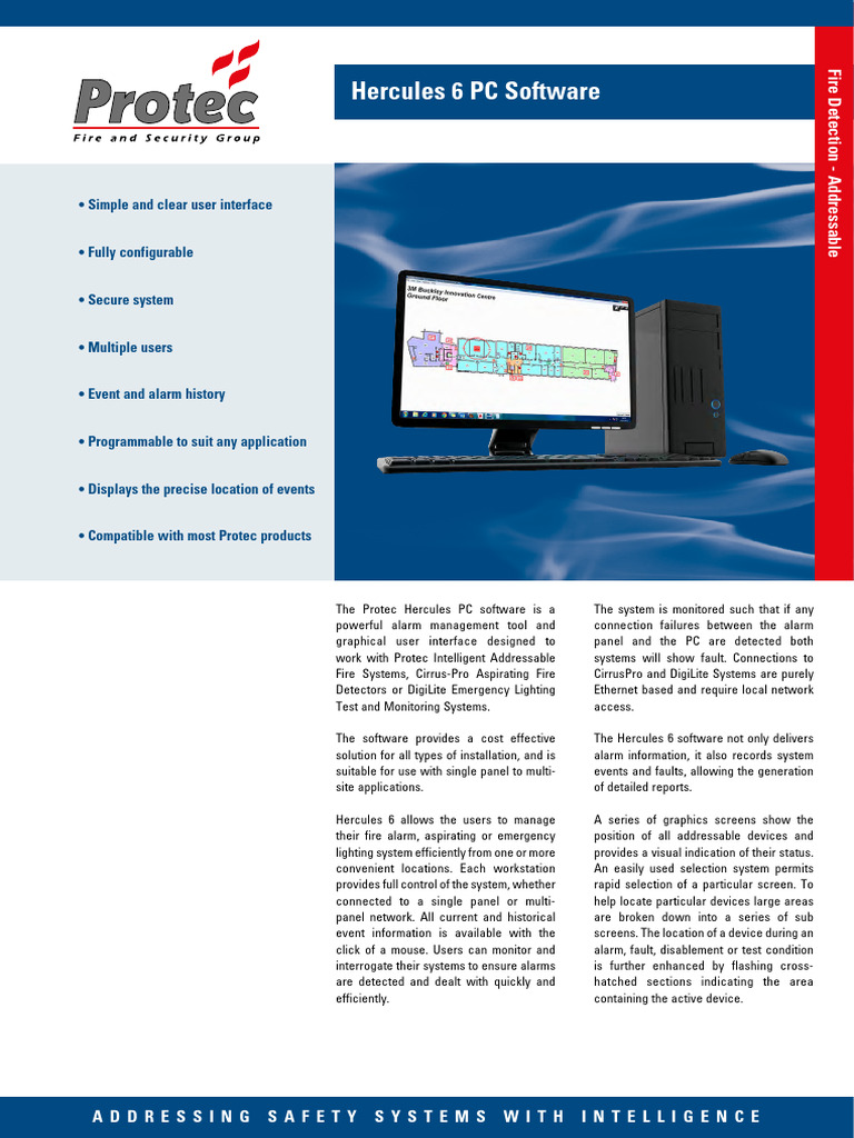 Protec Hercules 6 Fire Alarm Software | PDF