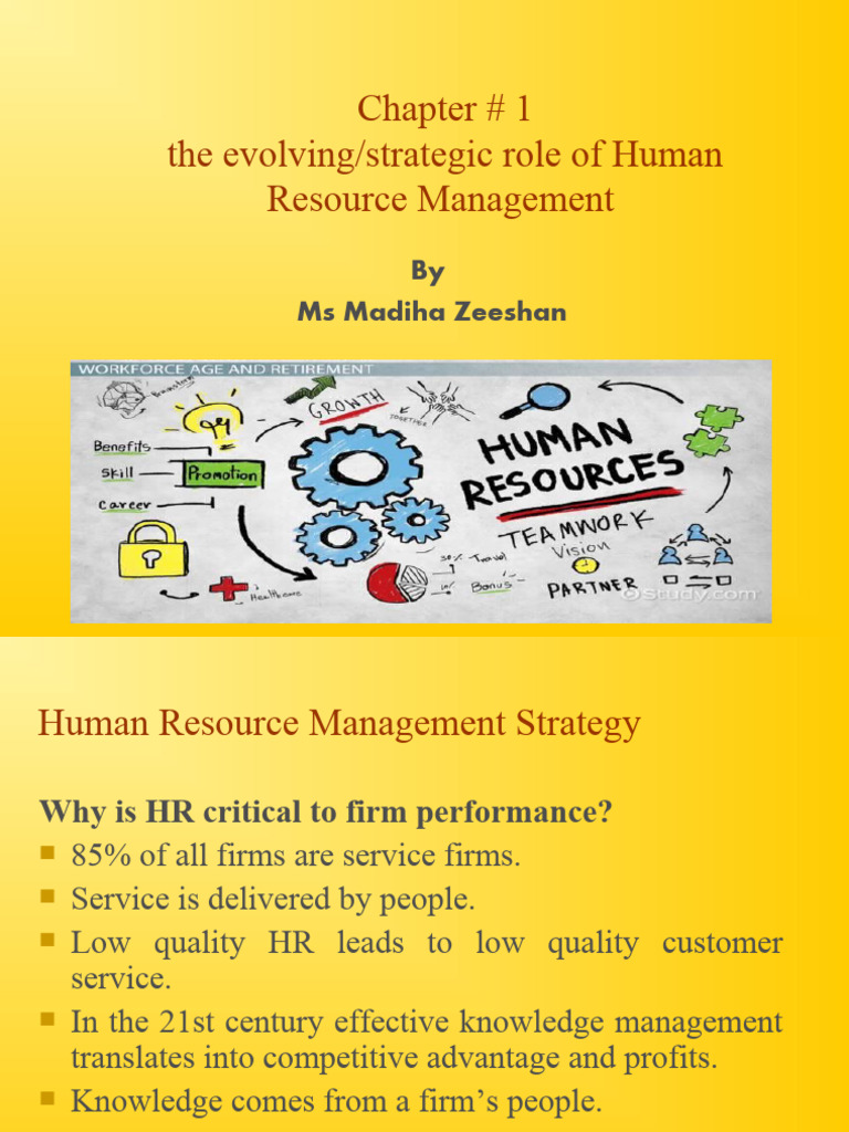 Evolving Role of HR Management Strategy | PDF | Career & Growth | Self ...
